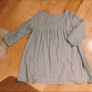 Muji Gingham Smock Tunic